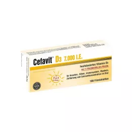 CEFAVIT D3 7.000 I.E. filmovertrukne tabletter, 100 stk
