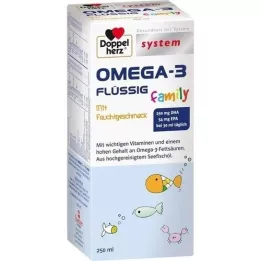 DOPPELHERZ Omega-3 flydende familiesystem, 250 ml
