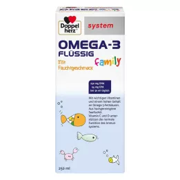 DOPPELHERZ Omega-3 flydende familiesystem, 250 ml