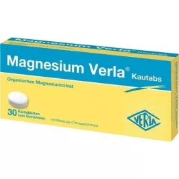MAGNESIUM VERLA Tyggetabletter, 30 stk