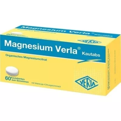 MAGNESIUM VERLA Tyggetabletter, 60 stk