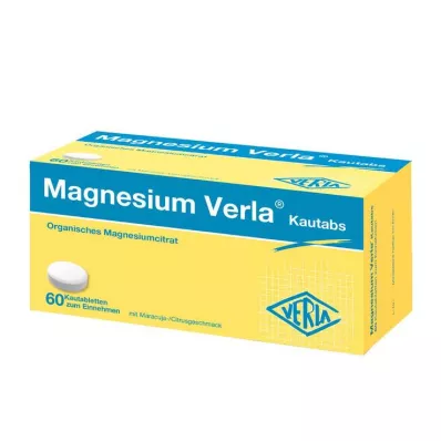 MAGNESIUM VERLA Tyggetabletter, 60 stk MAGNESIUM VERLA Tyggetabletter, 60 stk