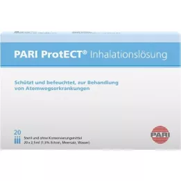PARI ProtECT inhalationsopløsning med Ectoin-ampuller, 20X2,5 ml