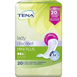 TENA LADY Discreet pads mini plus, 20 stk