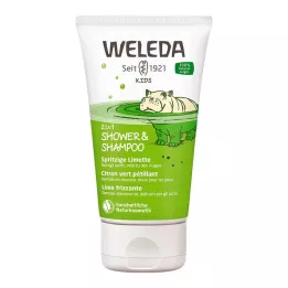 WELEDA Kids 2in1 Shower &amp; Tangy Lime Shampoo, 150 ml