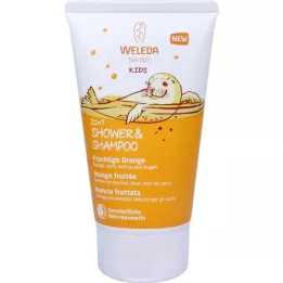 WELEDA Kids 2in1 Shower &amp; Fruity Orange Shampoo, 150 ml