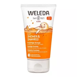 WELEDA Kids 2in1 Shower &amp; Fruity Orange Shampoo, 150 ml