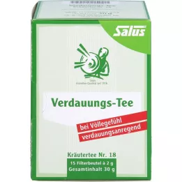 VERDAUUNGS-TEE Herbal Tea No.18 Salus filterposer, 15 stk