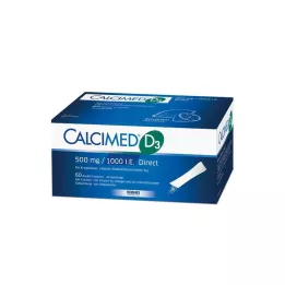 CALCIMED D3 500 mg/1000 I.U. Direkte granulat, 60 stk