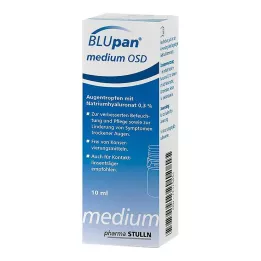 Blupan medium Osd øjendråber, 10 ml