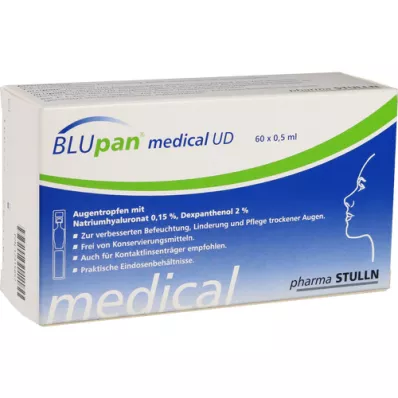 BLUPAN medicinsk UD øjendråber, 60X0,5 ml