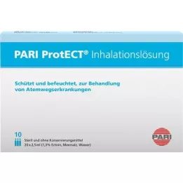 PARI ProtECT inhalationsopløsning med Ectoin-ampuller, 10X2,5 ml