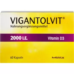 VIGANTOLVIT 2000 I.U. Vitamin D3 bløde kapsler, 60 stk