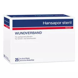 HANSAPOR Steril sårforbinding 8x10 cm, 3 stk