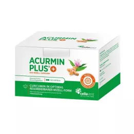 ACURMIN Plus Das Mizell-Curcuma bløde kapsler, 180 kapsler