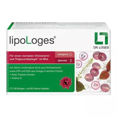 Lipologe kapsler, 180 stk