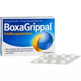 BOXAGRIPPAL Forkølelsestabletter 200 mg/30 mg FTA, 20 stk