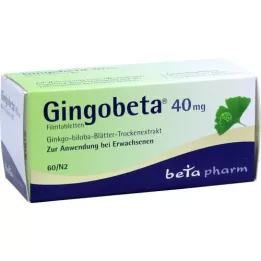 GINGOBETA 40 mg filmovertrukne tabletter, 60 stk
