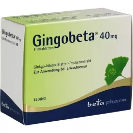 GINGOBETA 40 mg filmovertrukne tabletter, 120 stk