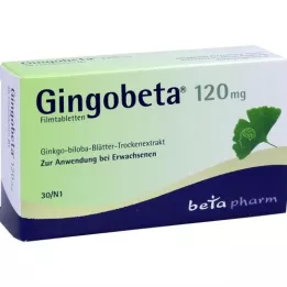 GINGOBETA 120 mg filmovertrukne tabletter, 30 stk