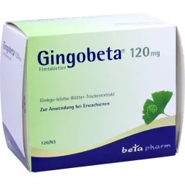 GINGOBETA 120 mg filmovertrukne tabletter, 120 stk