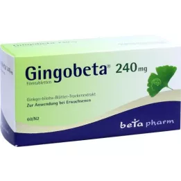 GINGOBETA 240 mg filmovertrukne tabletter, 60 stk