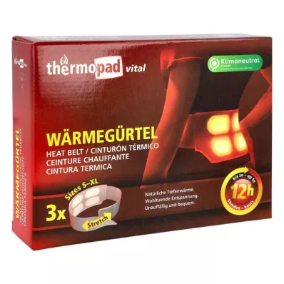 Thermopad varmebælte (3 stk.)