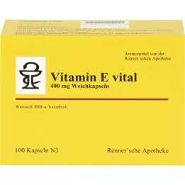 VITAMIN E VITAL 400 mg Rennersche Apotheke Weichk., 100 stk
