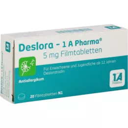 DESLORA-1A Pharma 5 mg filmovertrukne tabletter, 20 stk