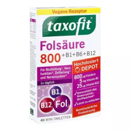TAXOFIT Folinsyre 800 depottabletter, 40 stk