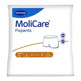 MOLICARE Fixpants korte ben str. L, 3 stk