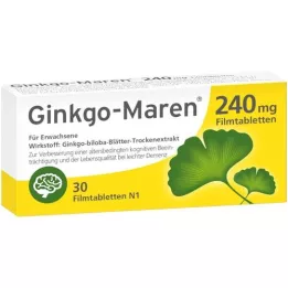 GINKGO-MAREN 240 mg filmovertrukne tabletter, 30 stk