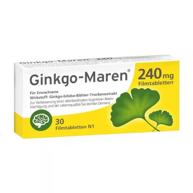 Ginkgo-Maren 240 mg filmovertrukne tabletter, 30 stk