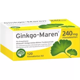 GINKGO-MAREN 240 mg filmovertrukne tabletter, 120 stk