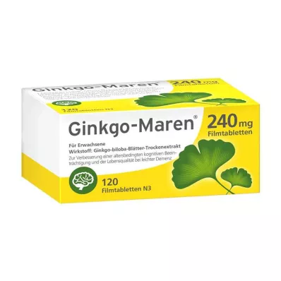 Ginkgo-Maren 240 mg filmovertrukne tabletter, 120 stk