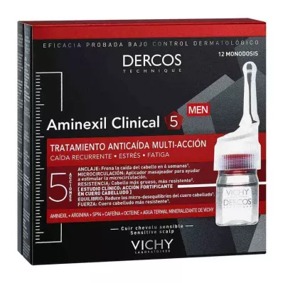 VICHY AMINEXIL Clinical 5 til mænd, 21X6 ml