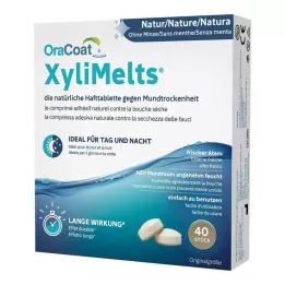 ORACOAT XyliMelts klæbetabletter uden mint, 40 stk