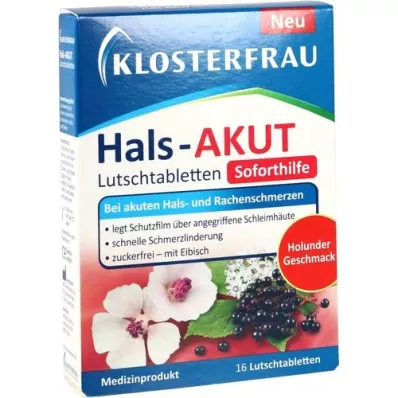 KLOSTERFRAU Hals-AKUT Sugetabletter, 16 stk