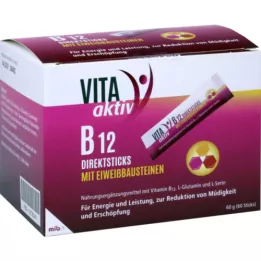 VITA AKTIV B12 direkte sticks med proteinbyggesten, 60 stk