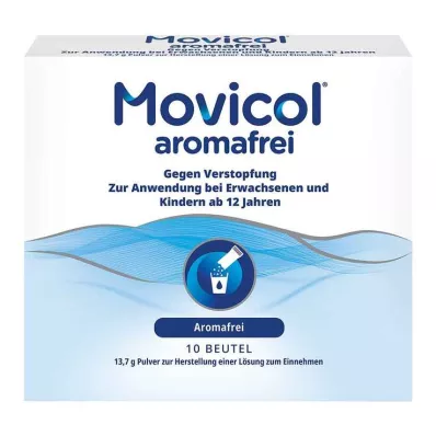 Movicol aromafrit pulver til Her.e. oral opløsning MP, 10 stk Movicol aromafrit pulver til Her.e. oral opløsning MP, 10 stk