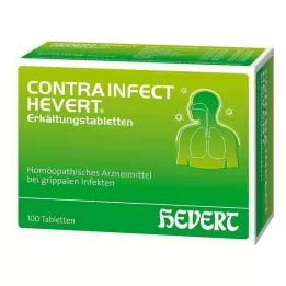 CONTRAINFECT Hevert forkølelsestabletter, 100 stk