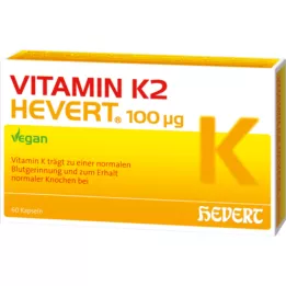 VITAMIN K2 HEVERT 100 μg kapsler, 60 stk