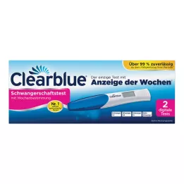 CLEARBLUE Graviditetstest m. ugebestemmelse, 2 stk