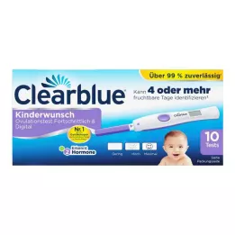 CLEARBLUE Ægløsningstest avanceret &amp; digital, 10 stk
