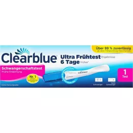CLEARBLUE Graviditetstest til tidlig påvisning, 1 stk