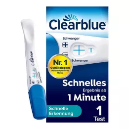 CLEARBLUE Graviditetstest til hurtig påvisning, 1 stk
