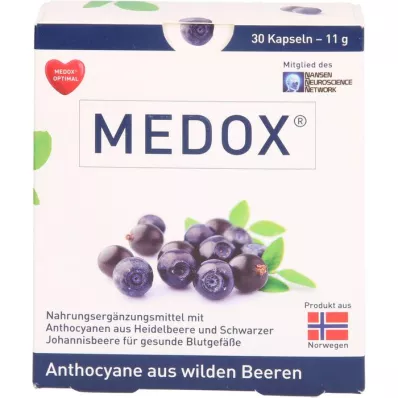MEDOX Anthocyaniner fra vilde bær kapsler, 30 stk
