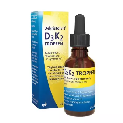 DEKRISTOLVIT D3K2-dråber, 25 ml