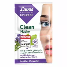 LUVOS Healing clay clean mask naturkosmetik, 2X7,5 ml