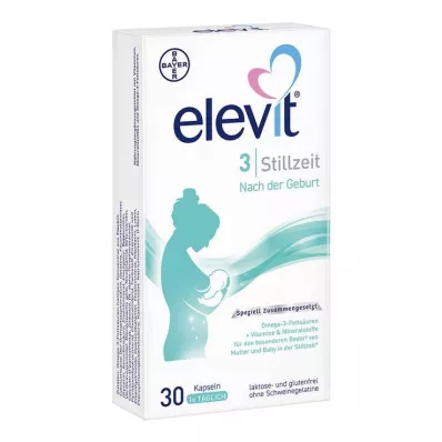 ELEVIT 3 Laktationsbløde kapsler, 30 stk ELEVIT 3 Laktationsbløde kapsler, 30 stk
